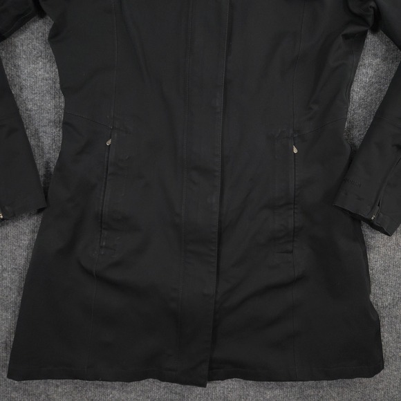 Patagonia Tres Parka Jacket Womens M Black H2No DWR Removable Hood *Shell Only* - Picture 3 of 16